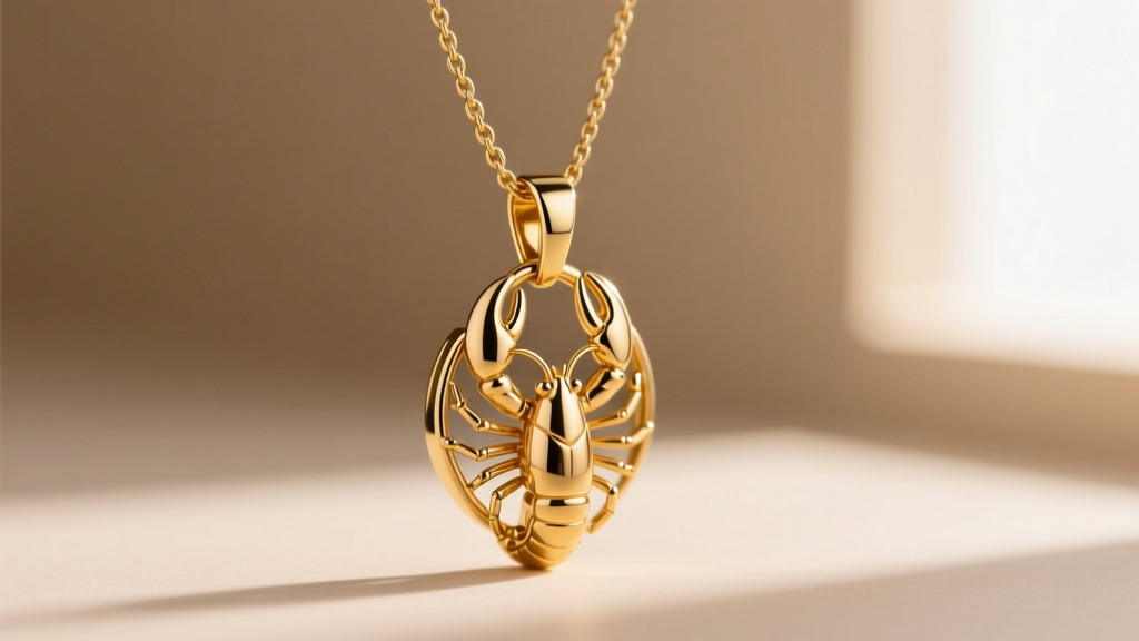 A heavy solid gold pendant hanging on a 2.5mm wheat chain, highlighting reinforced soldered jump ring and a sturdy lobster clasp.