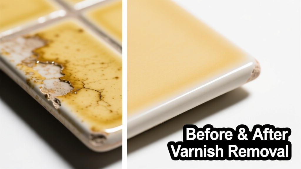 How to Remove Varnish from Ceramic Tile or Pottery