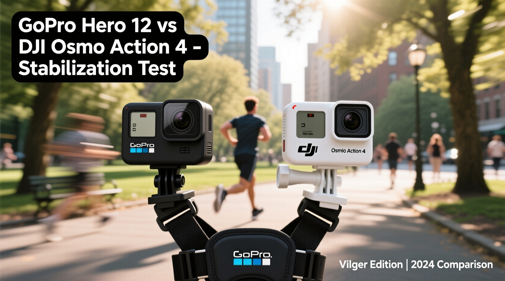 gopro hero 12 vs dji osmo action 4 stabilization test for vloggers