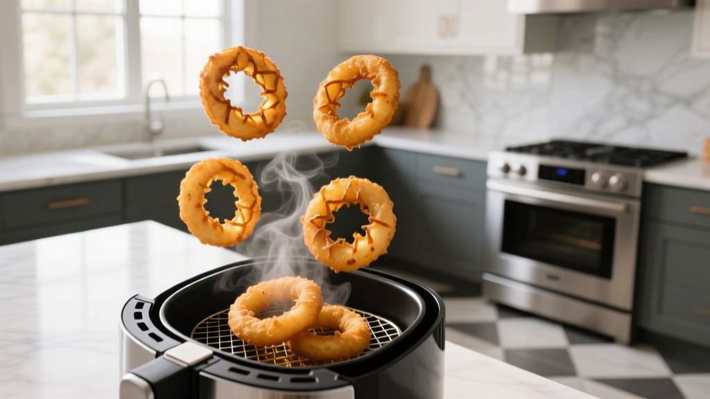 Crispy Homemade Onion Rings in the Air Fryer