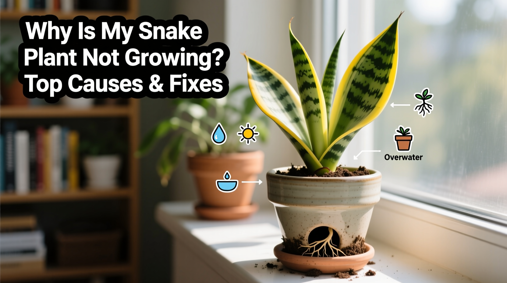 5 Reasons Your Snake Plant Won't Grow | TheHomeSprouts