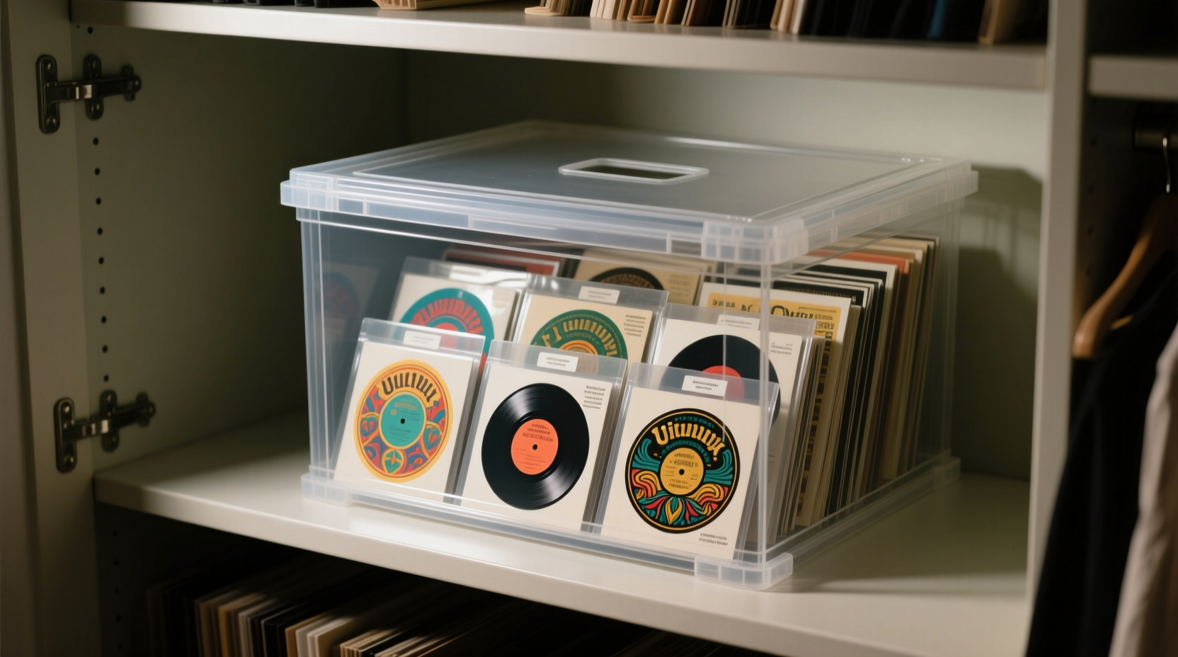 vinyl sticker storage in closets proven organization tips