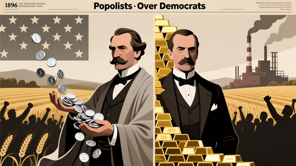 1896 Election Bimetallism: Bryan, Populists & Gold Victory