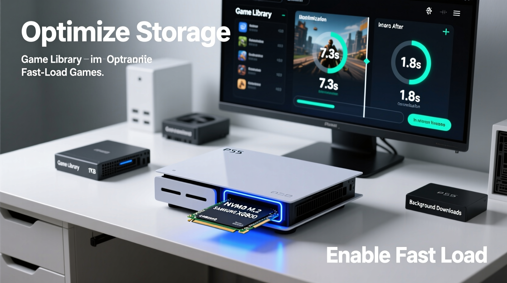 how to optimize ps5 storage for faster load times and smoother gameplay