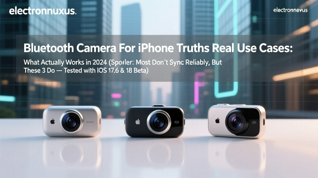 Bluetooth Camera For iPhone Truths Real Use Cases: What Actually Works in 2024 (Spoiler: Most Don’t Sync Reliably, But These 3 Do — Tested with iOS 17.6 & 18 Beta)