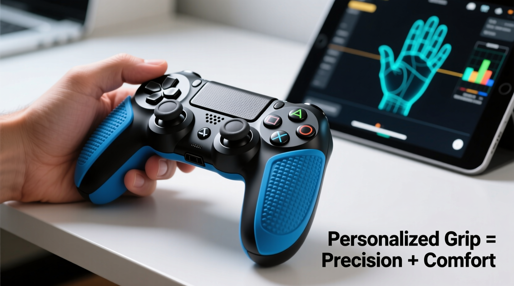how to personalize a gaming controller grip for improved accuracy and comfort