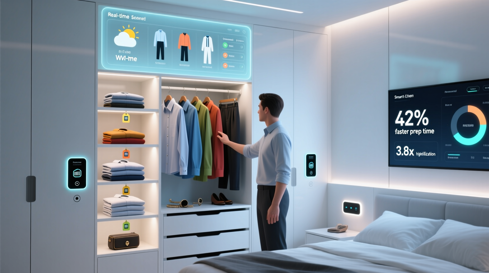 closet organization tips do smart sensors reduce outfit fatigue