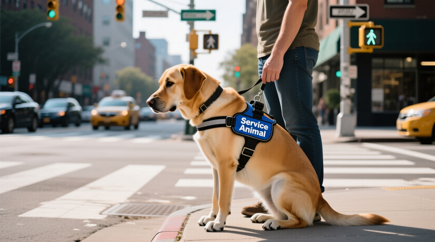 how to teach your dog to wait at crosswalks like a service animal