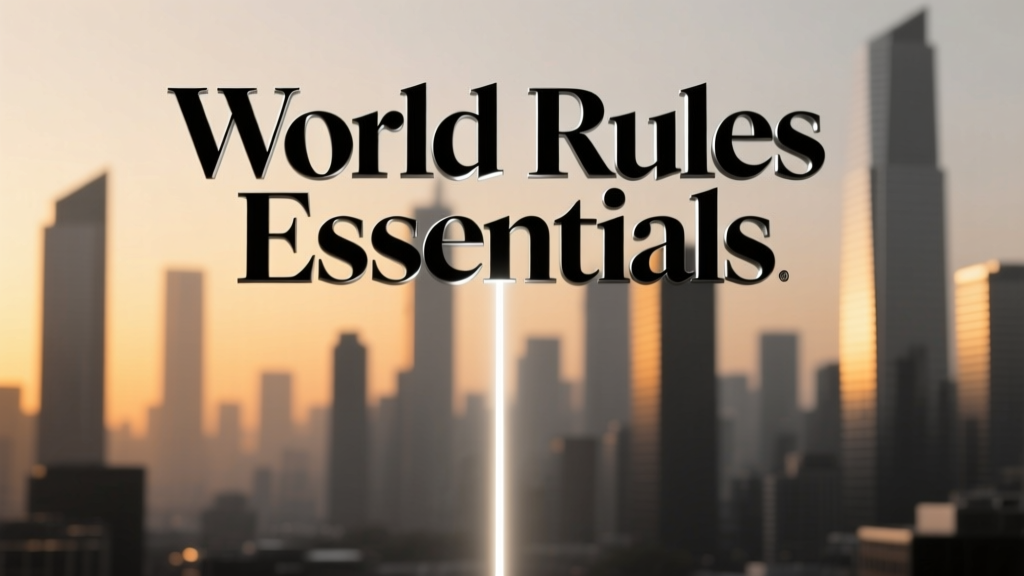 World Rules Essentials: The Foundational Standards That Shape Global Trade, Safety, and Digital Infrastructure