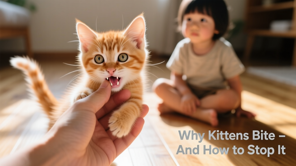 How To Stop a Kitten From Biting (And Why It Happens)