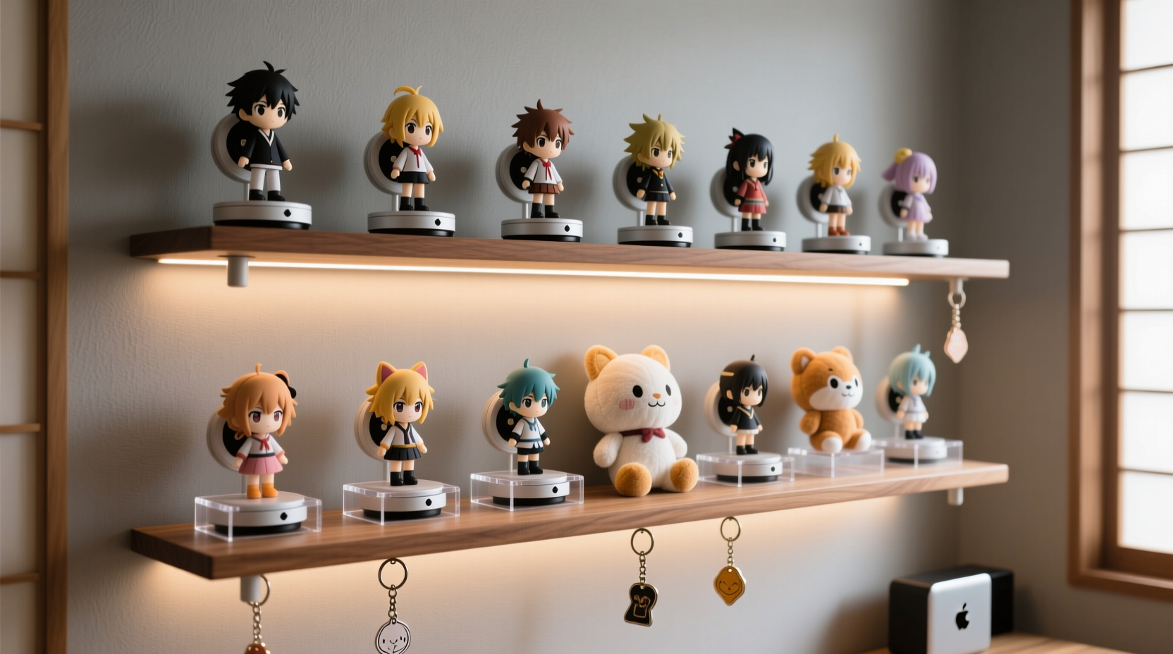 how to organize an anime merch closet