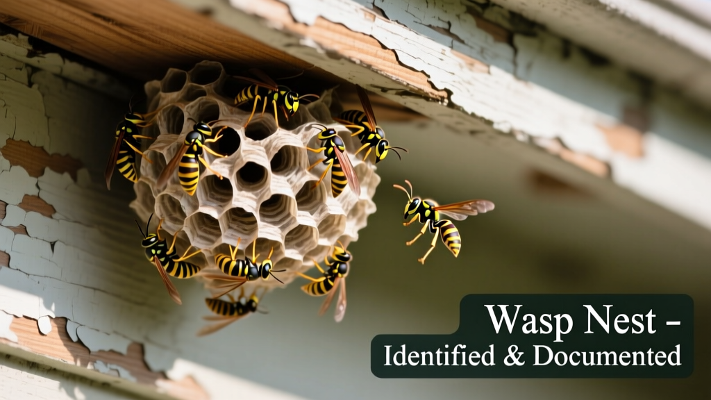 Wasps Under Eave: Identify & Treat Nesting Wasps