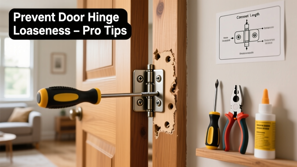 How to Prevent Door Hinge Looseness in Homes