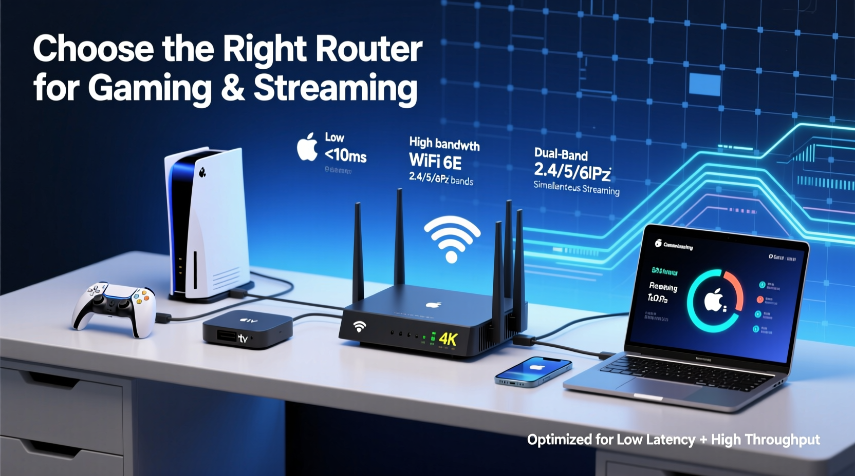 how to choose the right router for gaming and streaming simultaneously