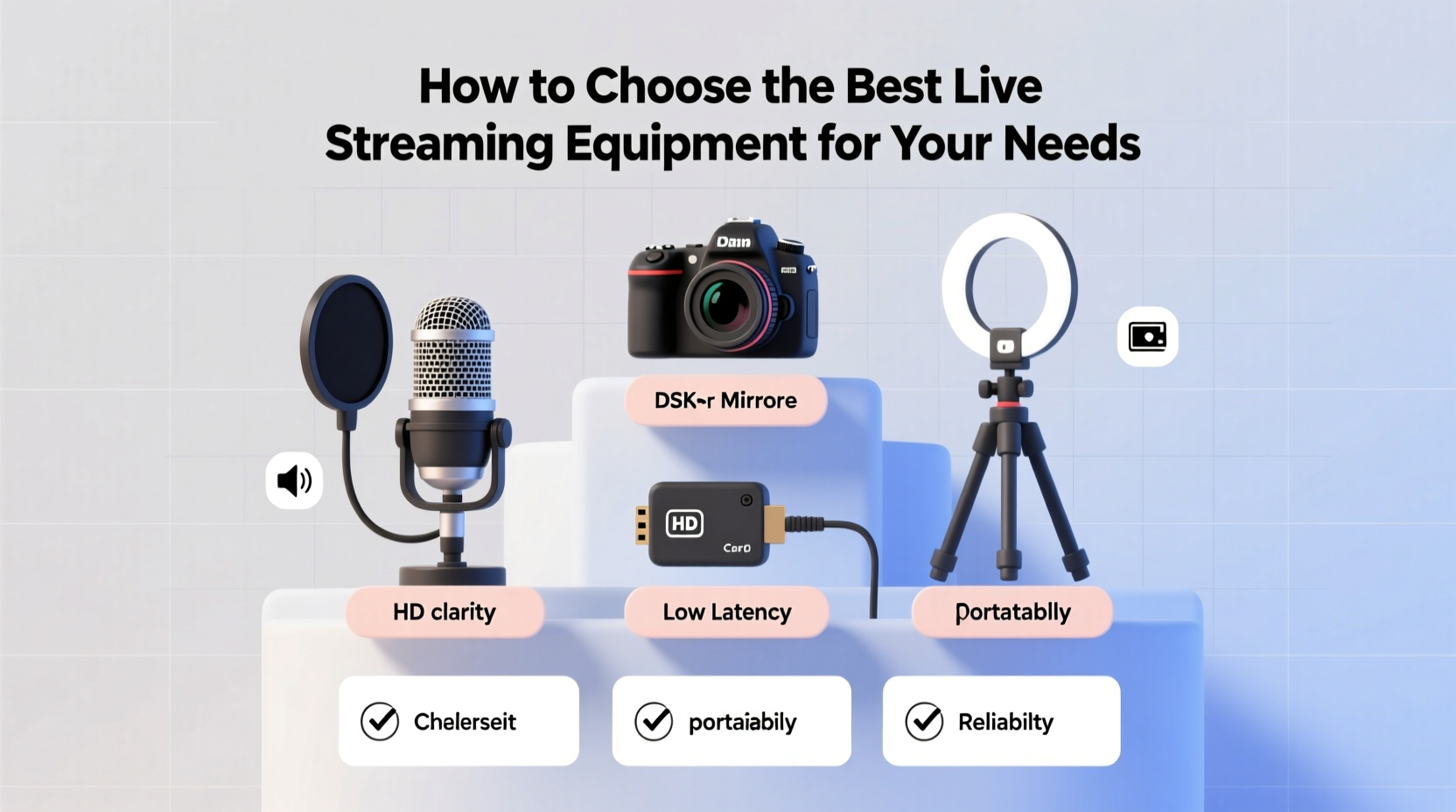 Visual Reference: How To Choose The Best Live Streaming Equipment For Your