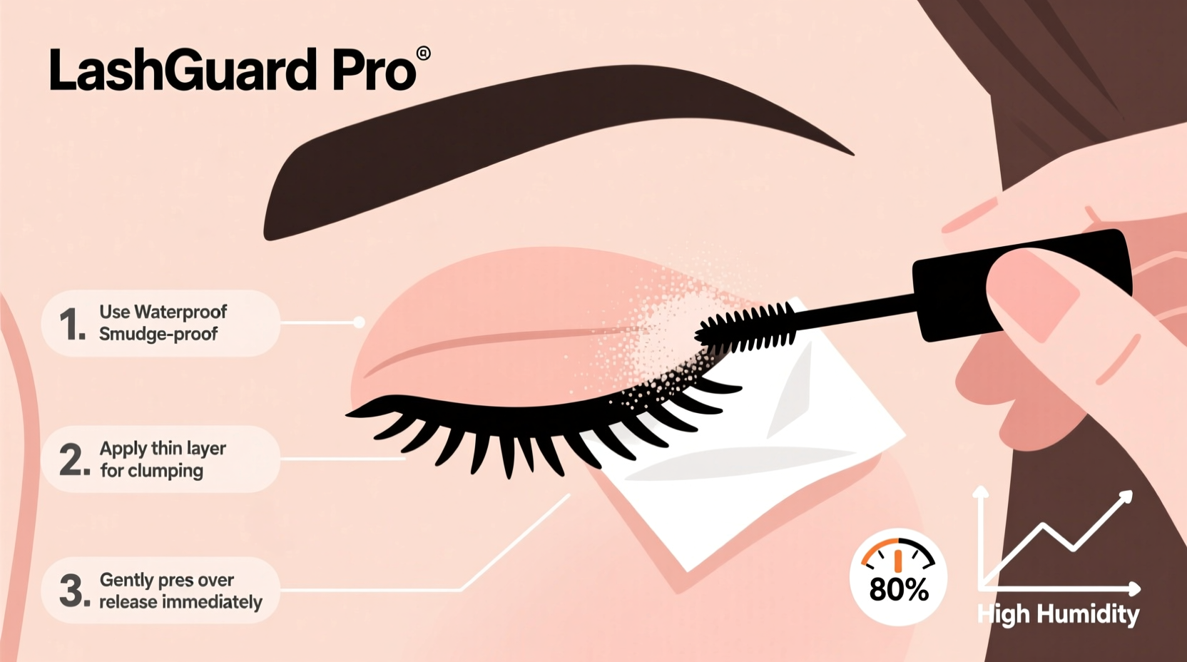 how to prevent mascara from smudging in humid weather without primer