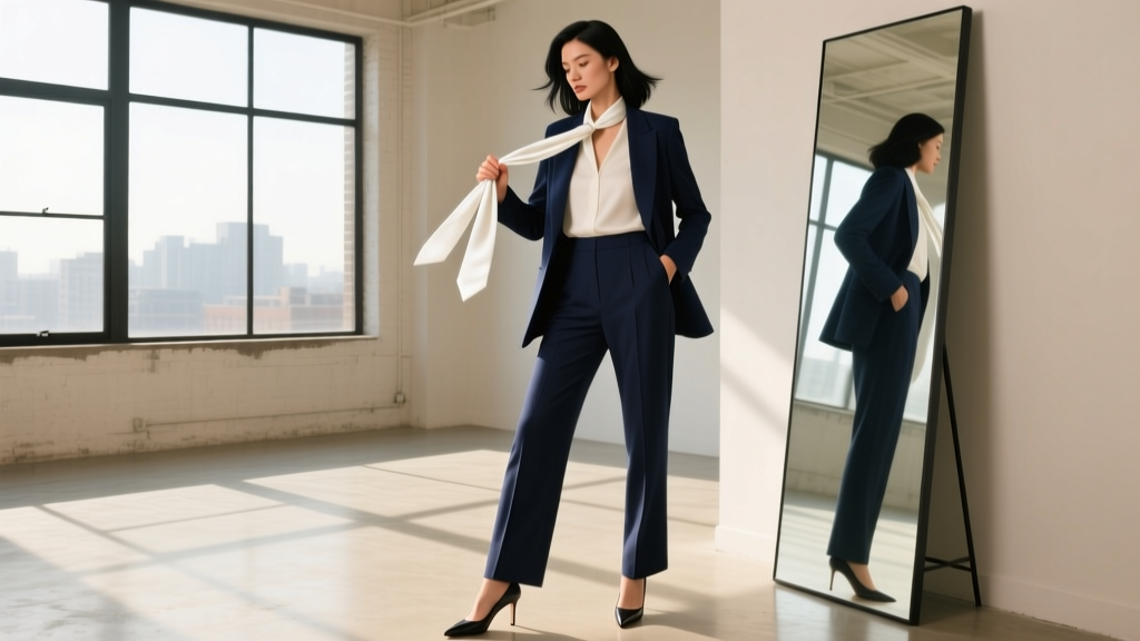 How to Tie a Tie Without a Mirror: Women’s Guide