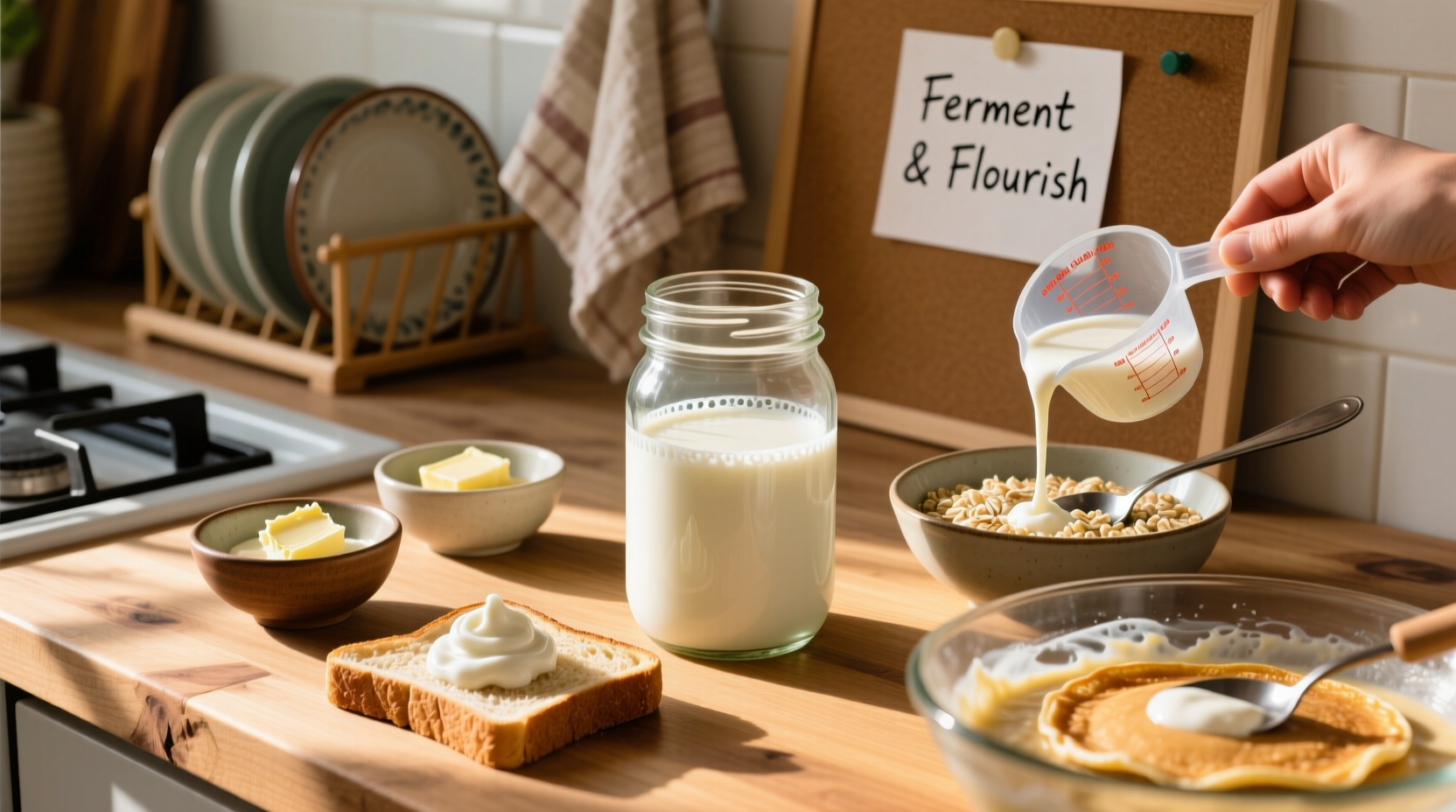 how to use soured milk instead of pouring it out