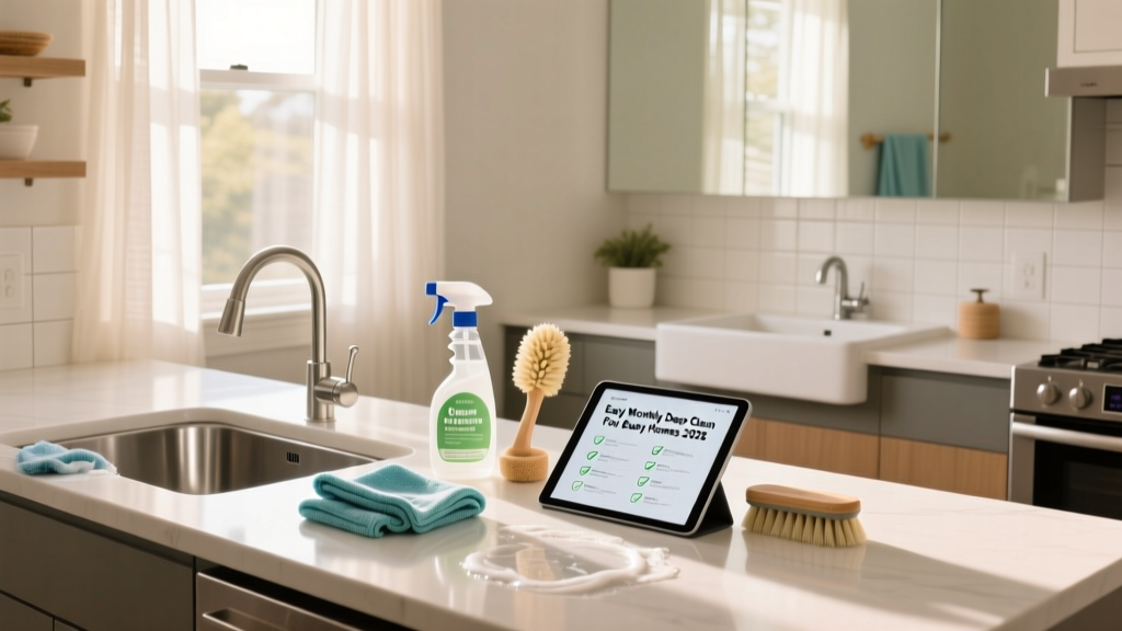Easy Monthly Deep Clean Checklist For Busy Homes 2026