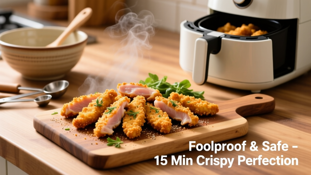 Air Fryer Chicken Fingers: Crispy, Safe & Foolproof