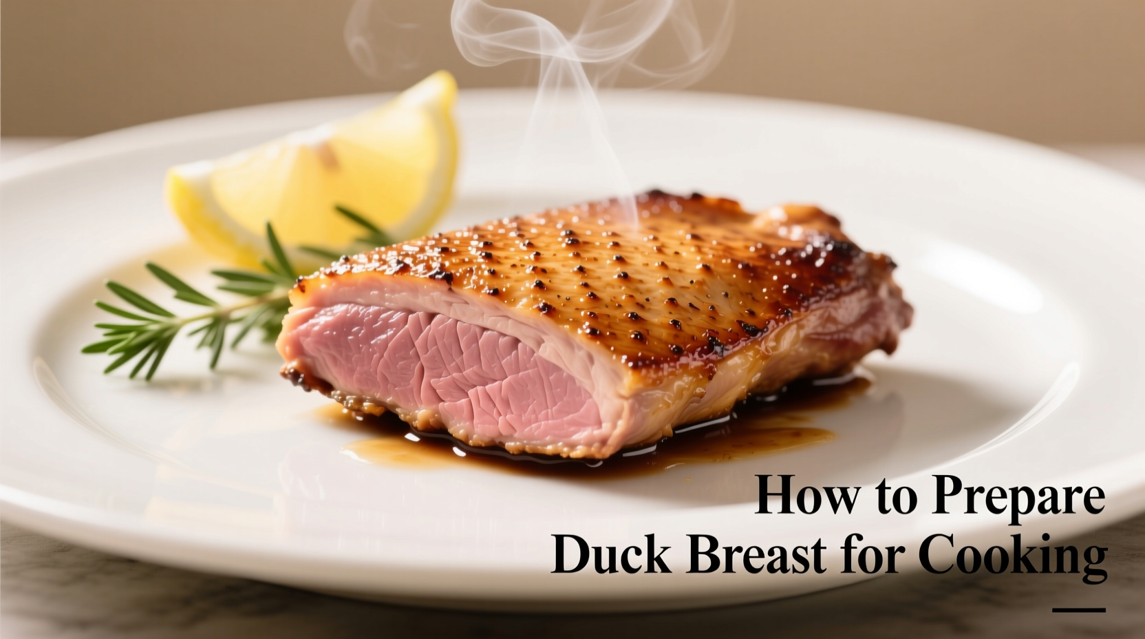 how to prepare duck breast for cooking
