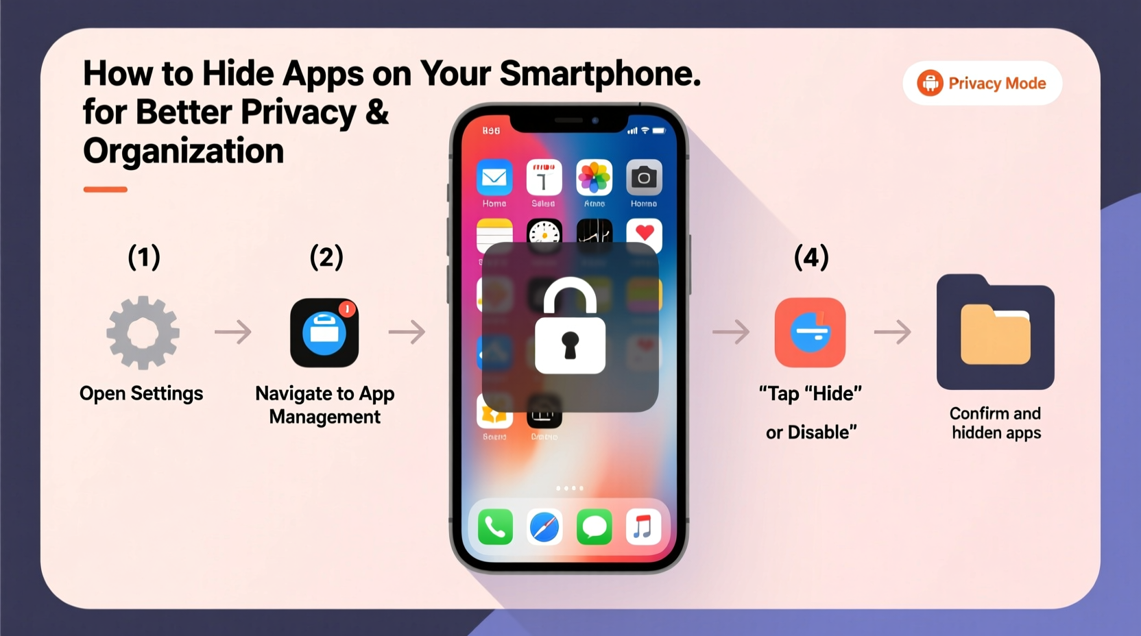 how to hide apps on your smartphone for better privacy and organization