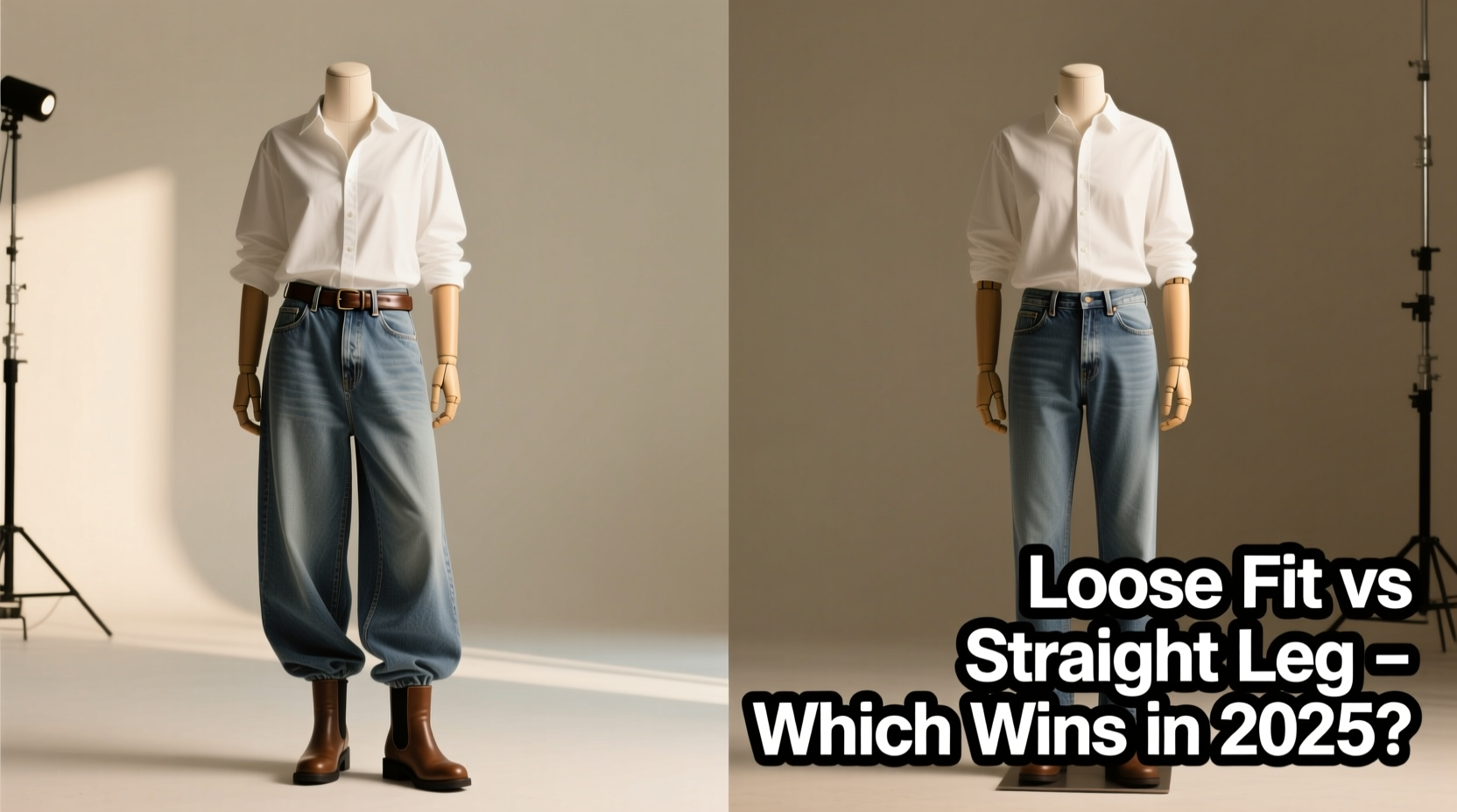 loose fit jeans vs straight leg which silhouette is more versatile in 2025
