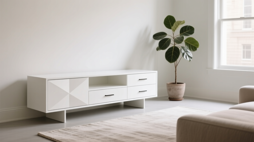 Where to Buy a Modern White Console Table with Drawers