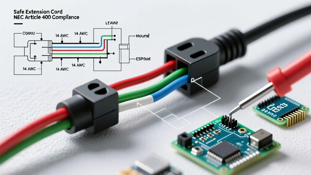 Safe Wiring Diagram for Extension Cord and NEC Code Compliance