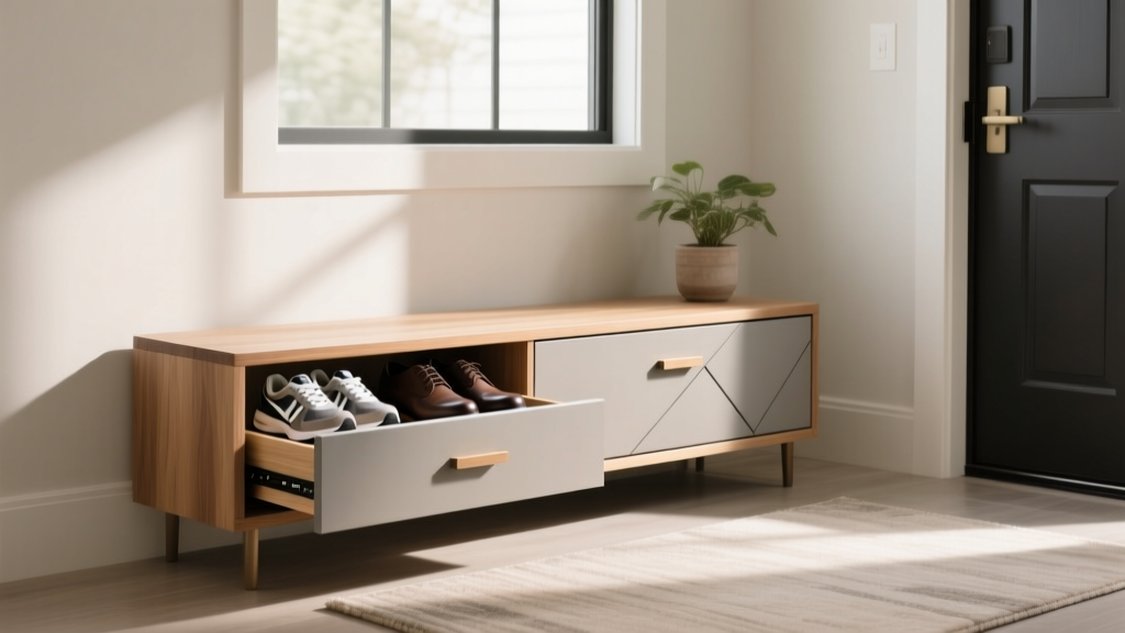 Shoe Storage Benches with Drawers: Safe, Smart Choices