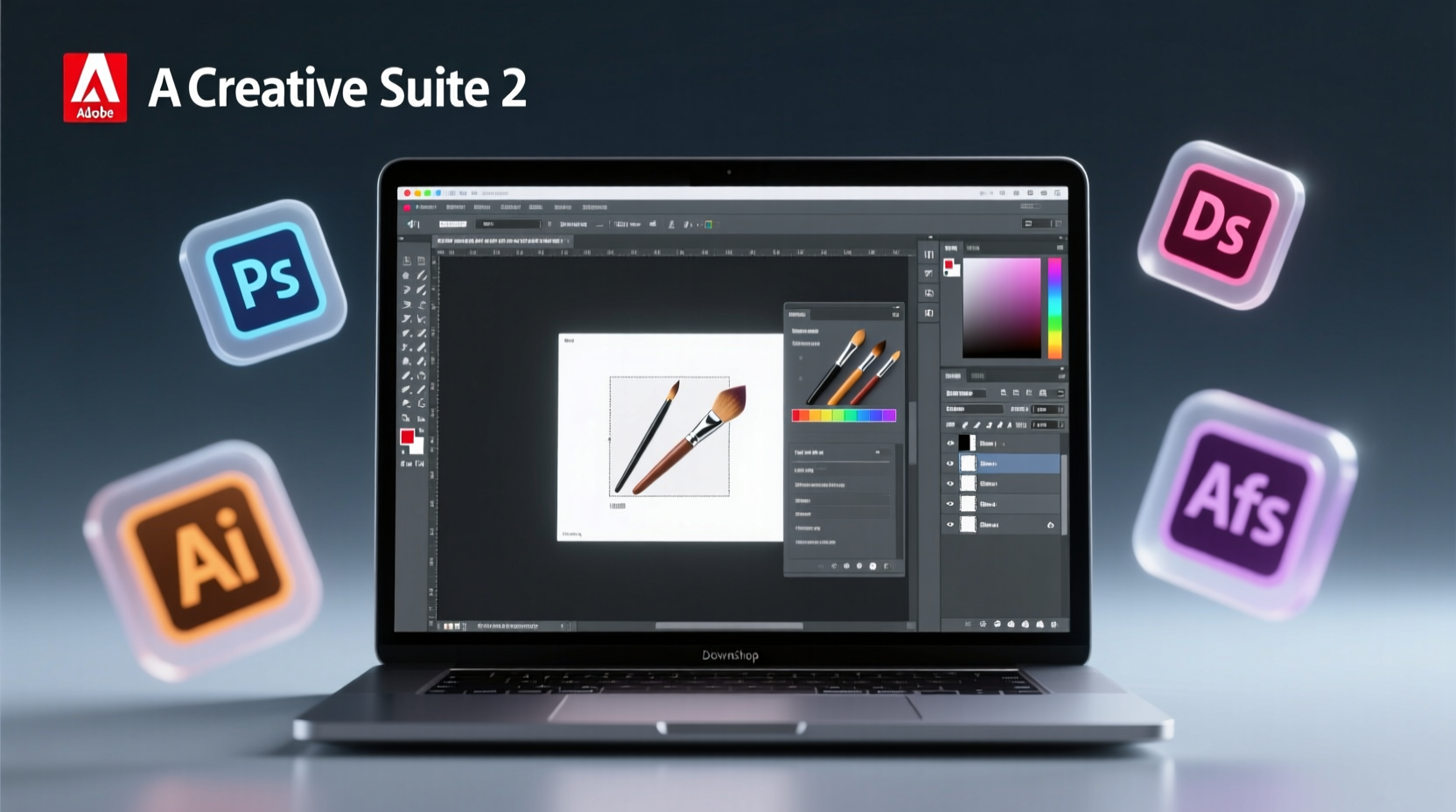 Juju Gribouille: Photoshop CS2 et toute la Creative Suite 2 offerts par Adobe