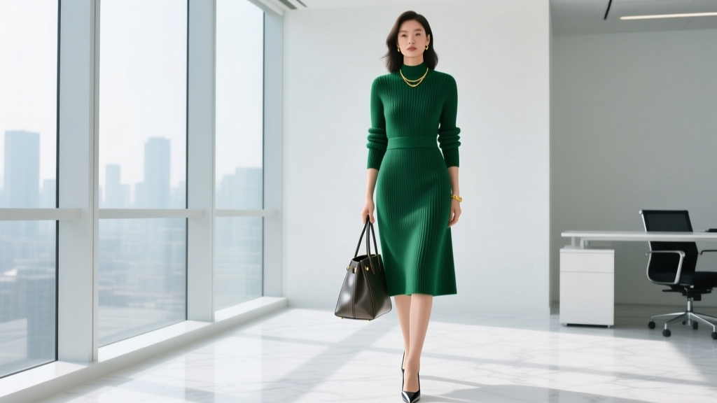 Sweater Dress Office Styling Guide