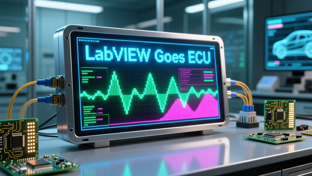 LabVIEW Goes ECU: Bridging High-Level Test Automation with Automotive Embedded Control Units
