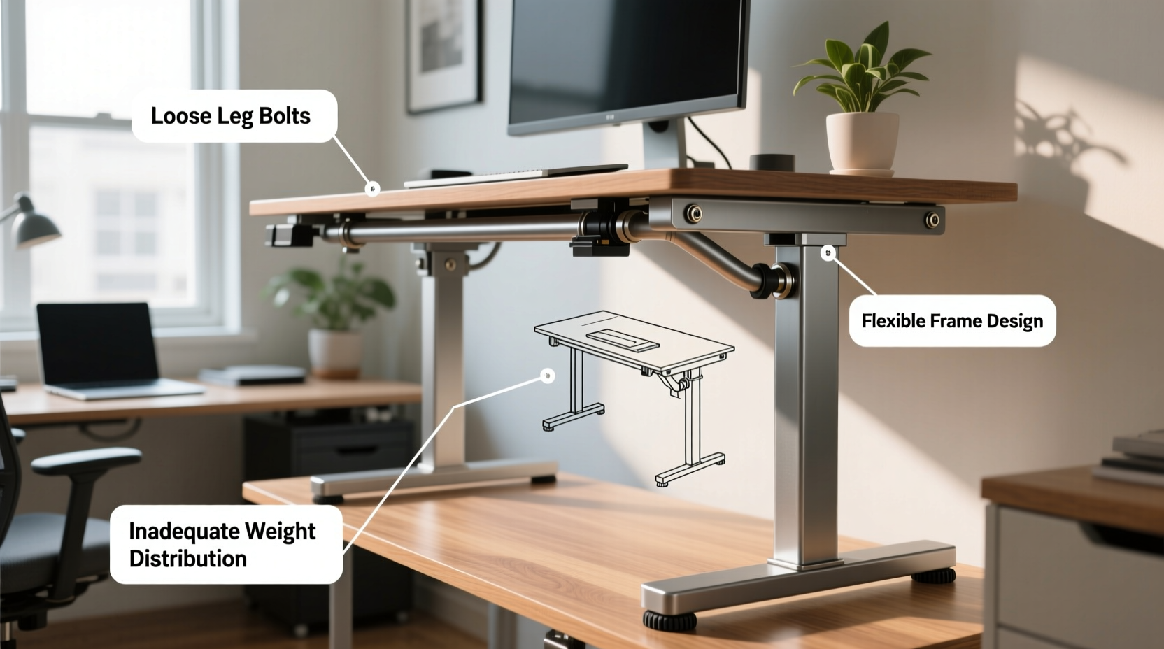 standing desk wobble causes and effective strategies to fix it