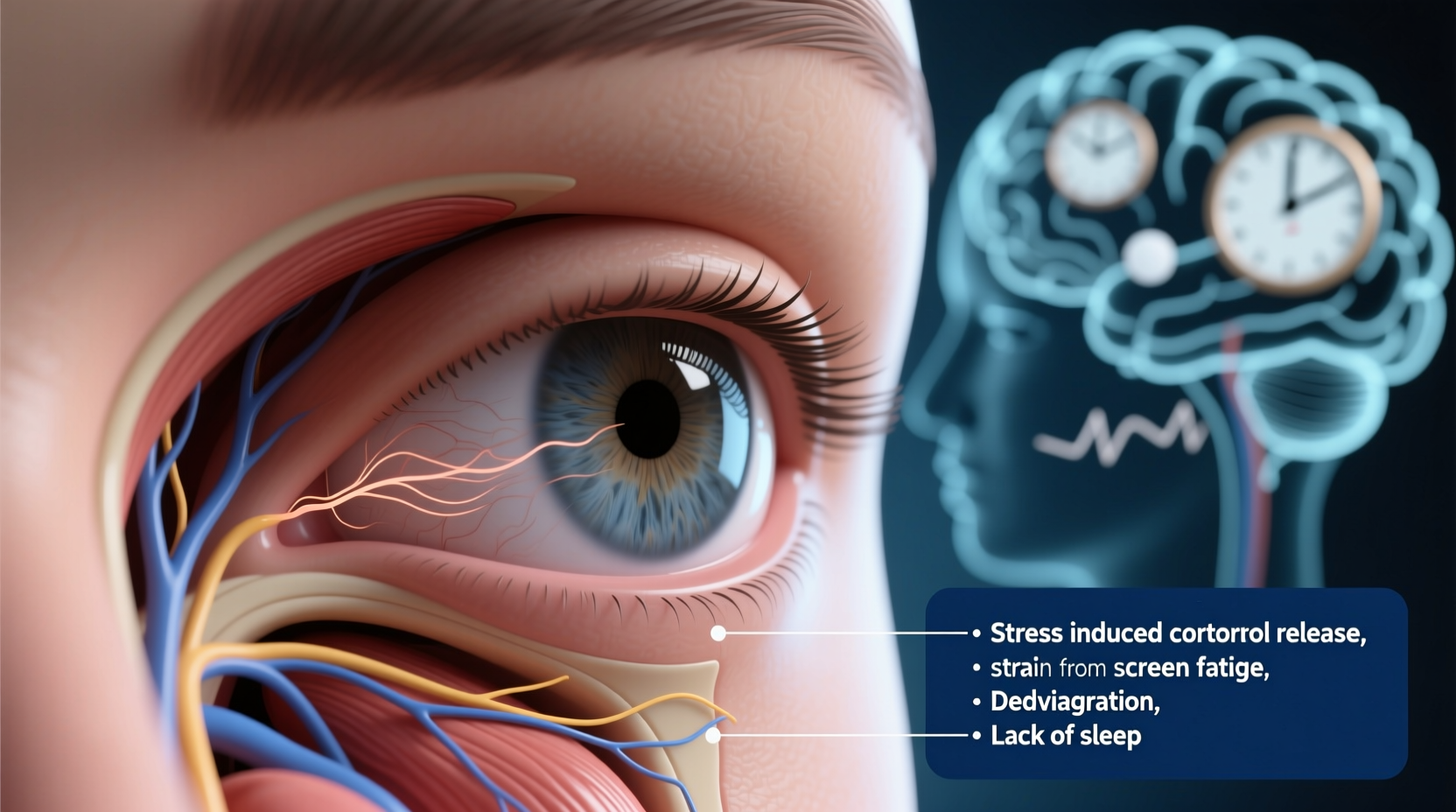 why does my eye twitch when im stressed psychological and physical triggers