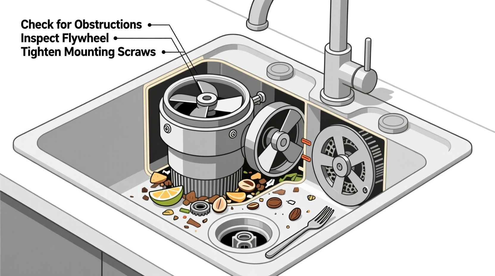 why is my garbage disposal making loud noises and what to check