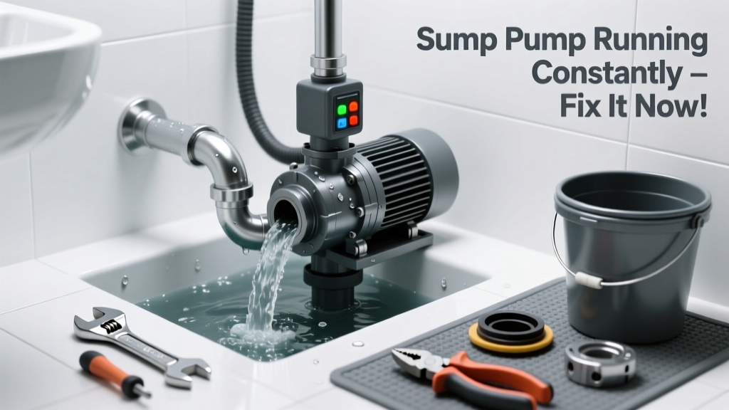 Sump Pump Running Constantly in Bathroom: Fix It Now