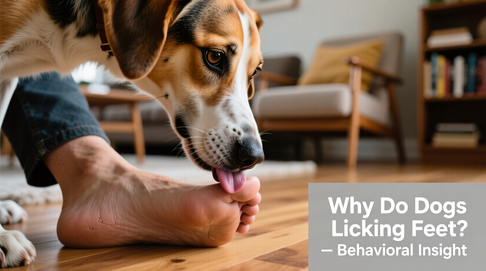 why does my dog lick my feet and what does it mean behaviorally