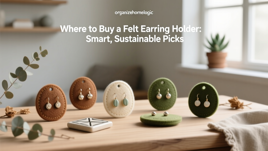Where to Buy a Felt Earring Holder: Smart, Sustainable Picks