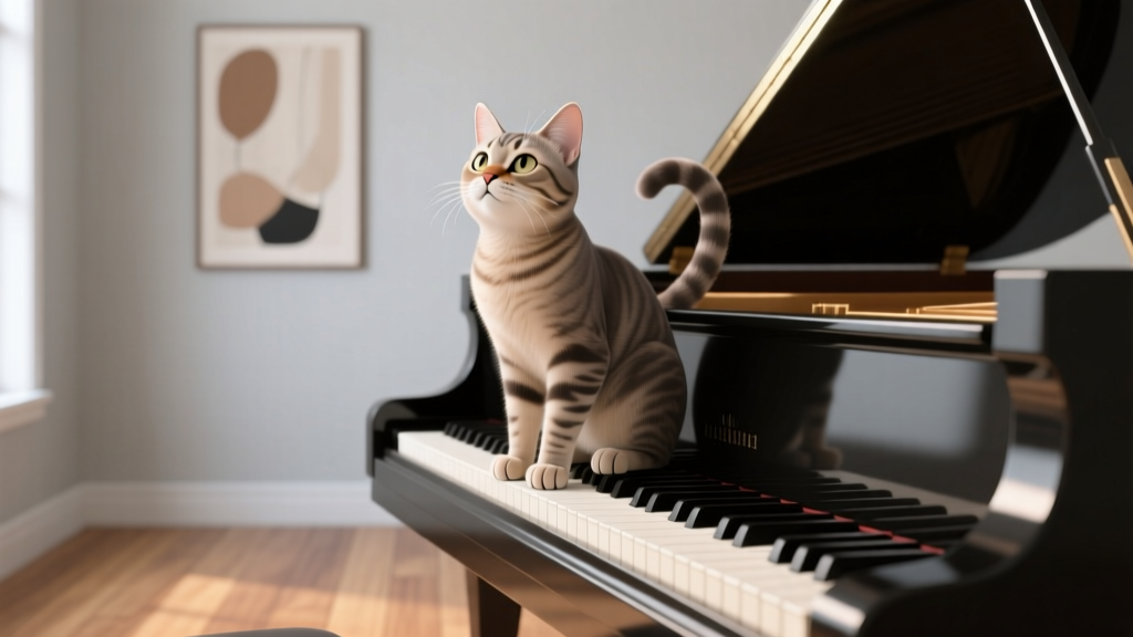 Why Cats Sit on the Piano Keys