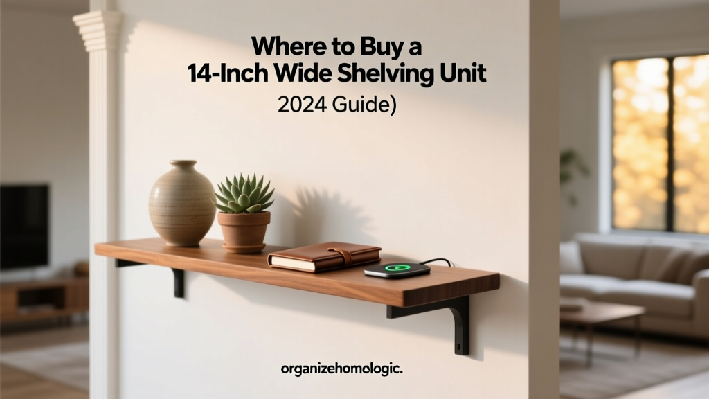 Where to Buy a 14-Inch Wide Shelving Unit (2024 Guide)