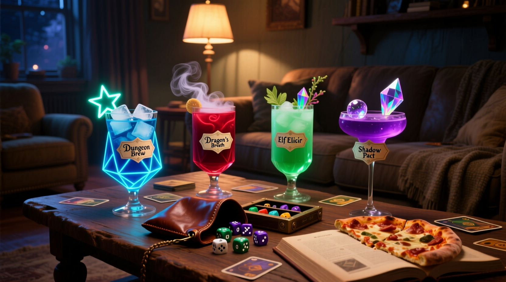 gaming night cocktails that pair perfectly with RPG marathons