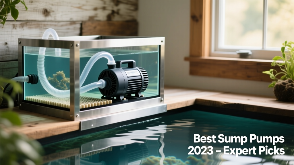 A well-organized marine aquarium sump system with tubing, baffles, and a compact pump mounted securely