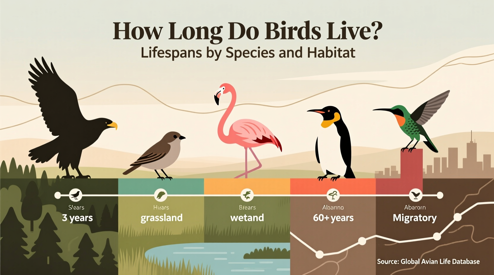 How Long Do Birds Live? Lifespans by Species and Habitat