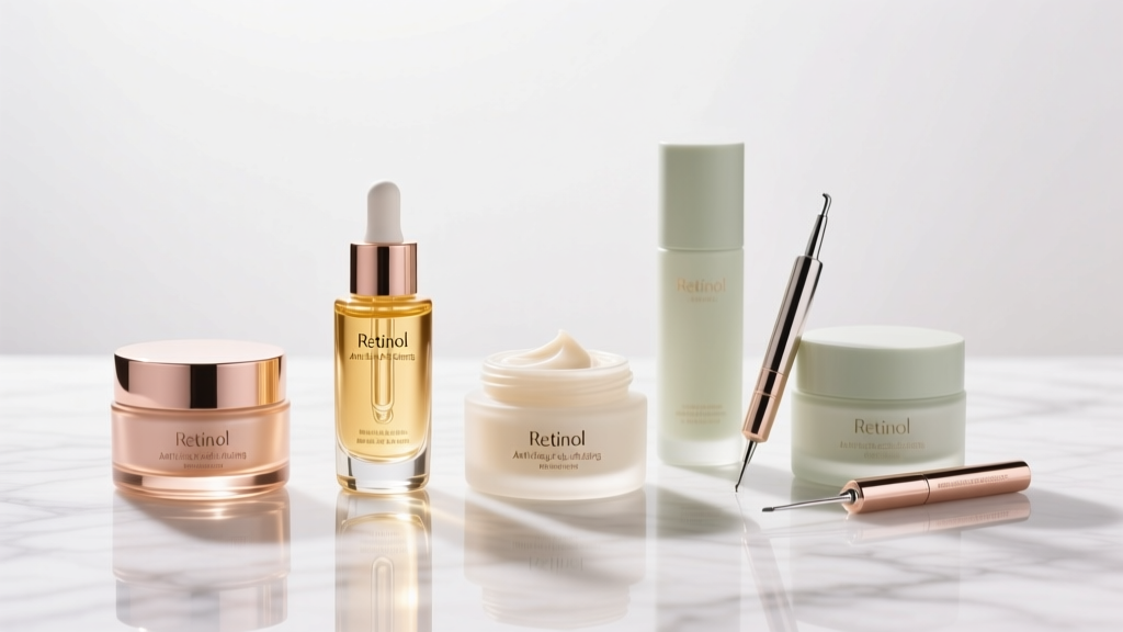 Retinol anti-aging skincare products