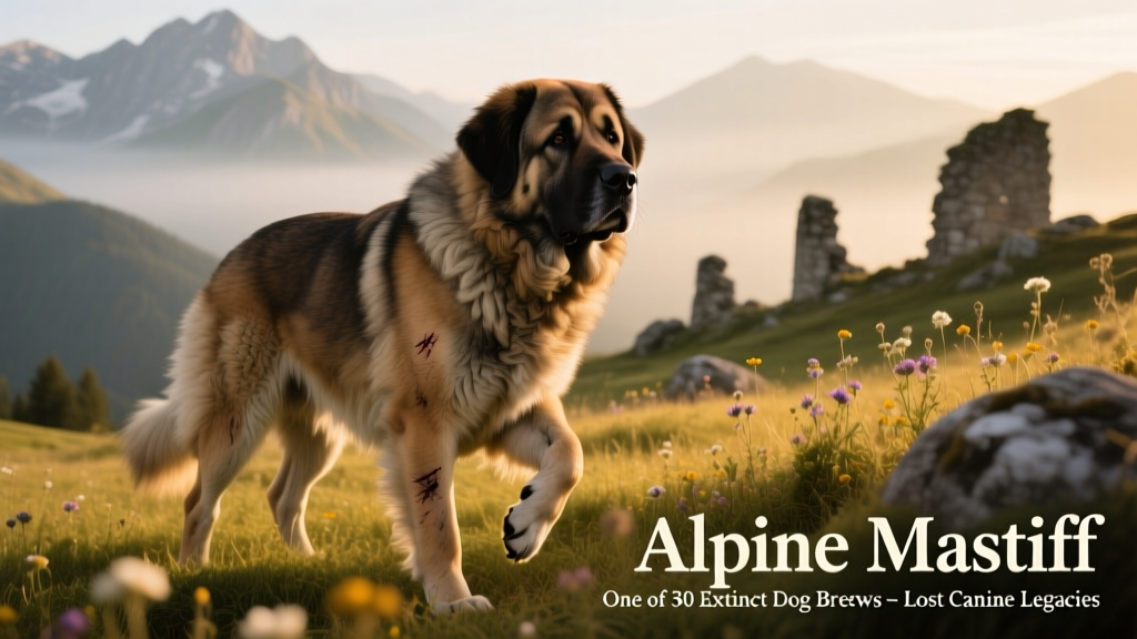 Image Credit: 1815 Alpine Mastiff, Wikimedia, Public Domain