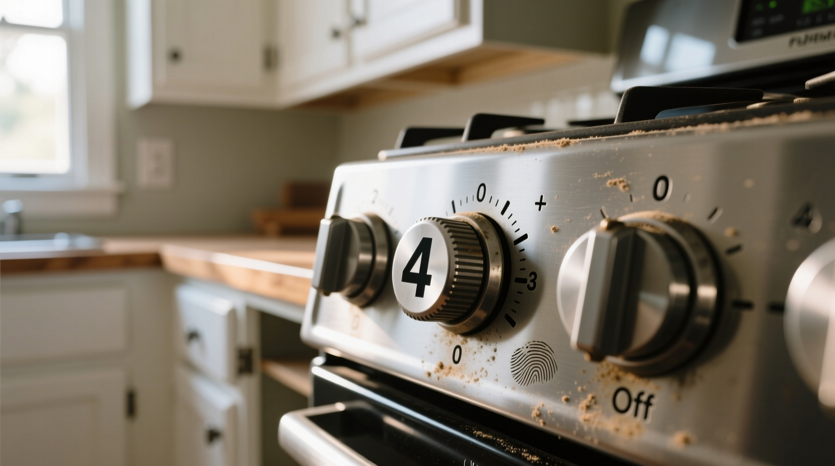 take photos of stove dials before you leave for vacatio