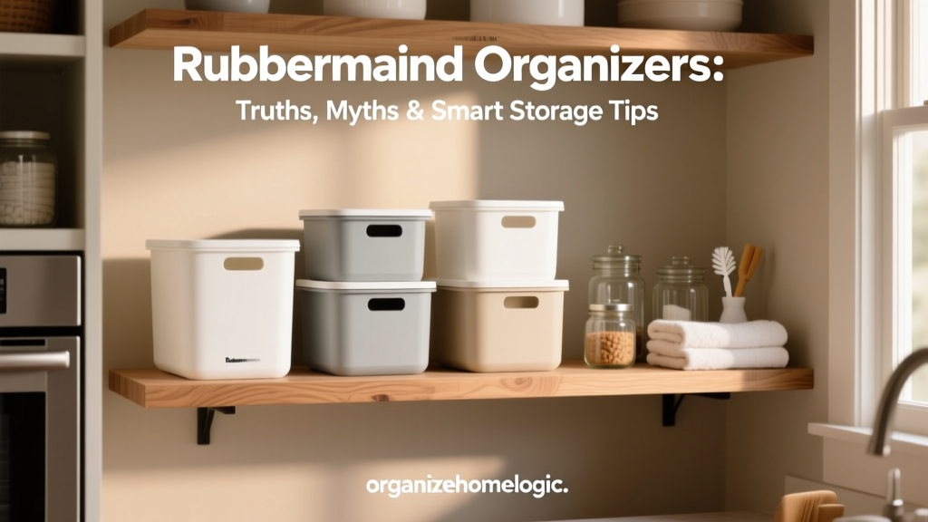 Rubbermaid Organizers: Truths, Myths & Smart Storage Tips