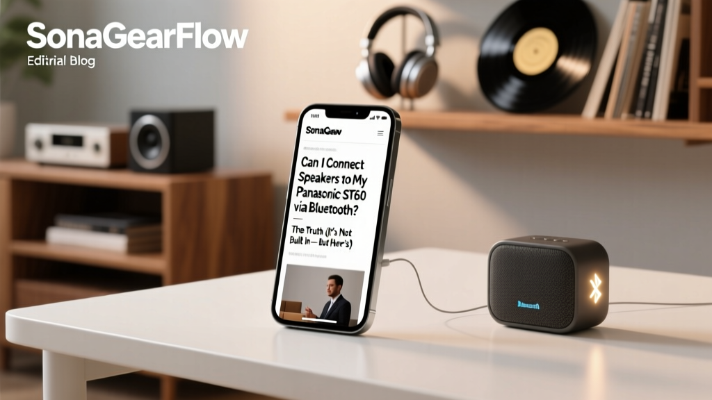 Panasonic ST60 Bluetooth Speakers: How to Add It (2026)