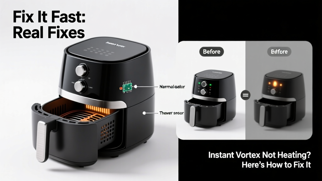 Instant Vortex Not Heating? Fix It Fast (Real Fixes)
